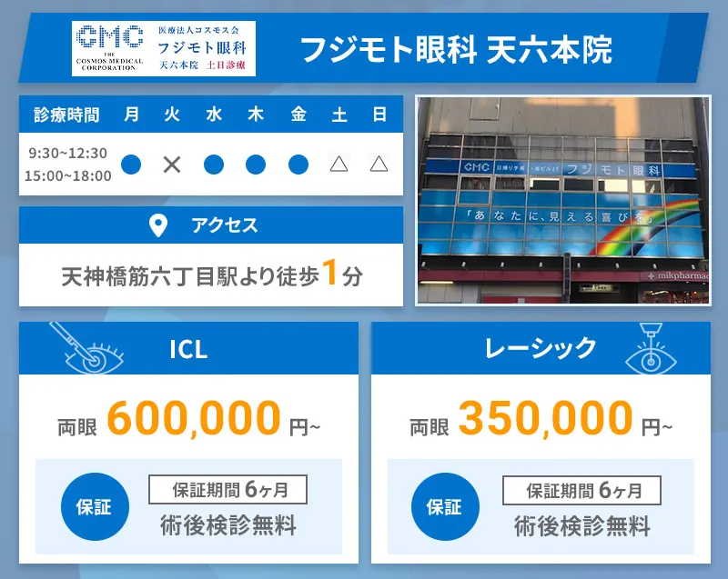 フジモト眼科 天六本院