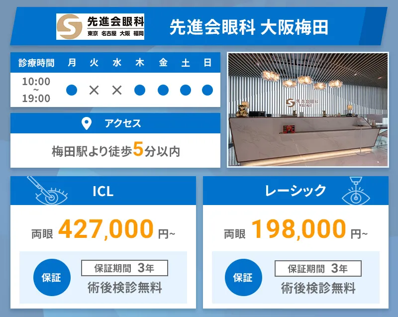 先進会眼科 大阪梅田